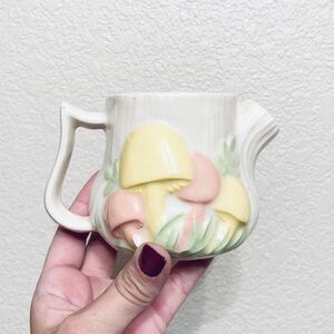 Arnels Mushroom Creamer dish Ceramic Vintage MCM Retro Kitchen 1970s (No Lid)